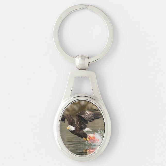 Porte-clés Aigle à tête plate (Devant)