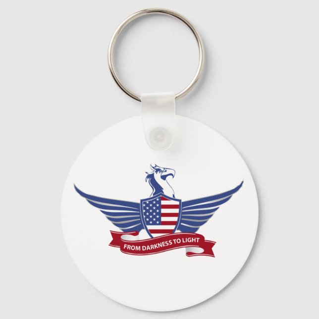 Porte-clés aigle américain (Recto)
