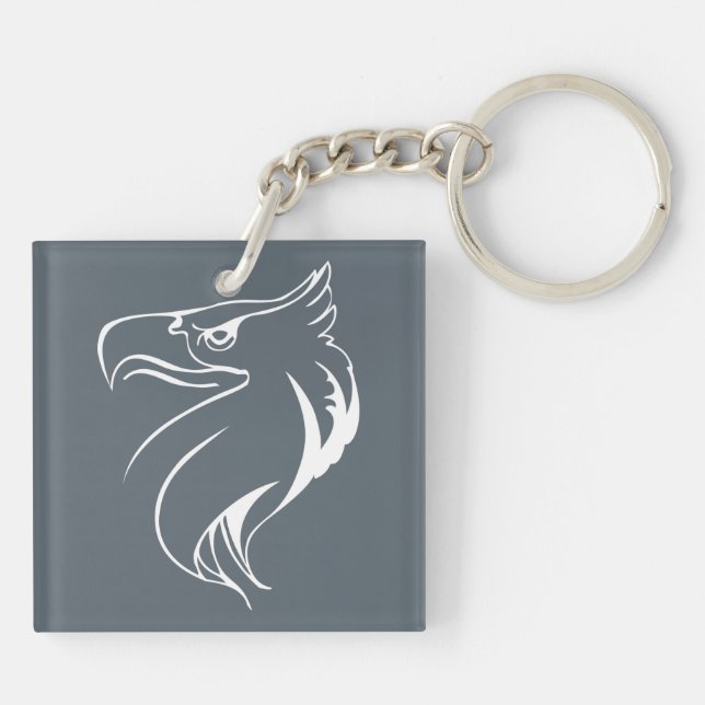 Porte-clés Aigle blanc (Dos)