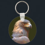 Porte-clés Aigle d'or<br><div class="desc">Portrait d'aigle doré réalisé en acrylique dans un style libre et lâche par Kathie Miller,  artiste animalière primée</div>