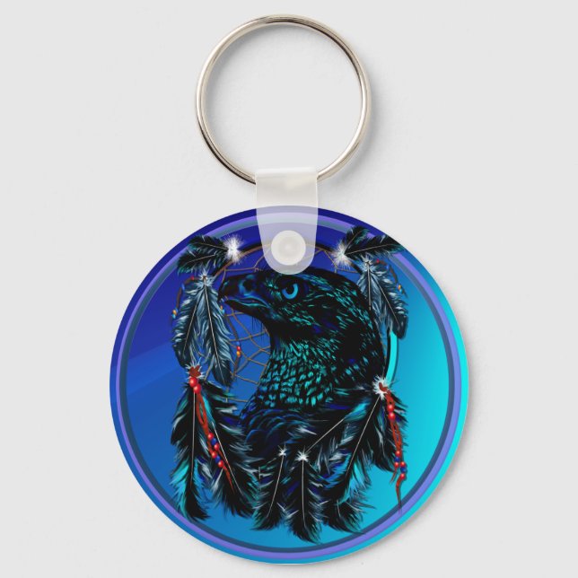 Porte-clés Aigle_Dreamcatcher_Porte - clé noir (Recto)