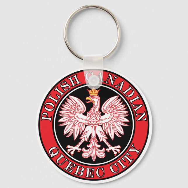 Porte-clés Aigle du Canada polonais de Québec (Recto)