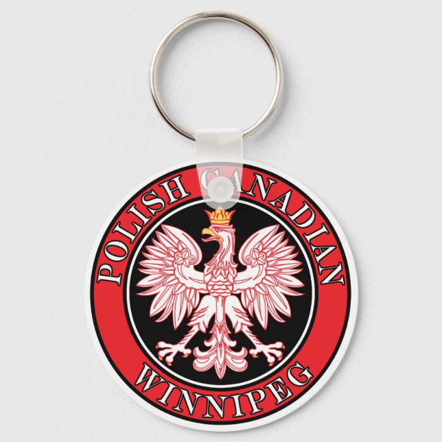 Porte-clés Aigle du Canada polonais de Winnipeg (Recto)