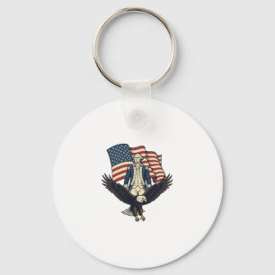 Porte-clés Aigle Patriotique et Général Colonial Vintage Vect
