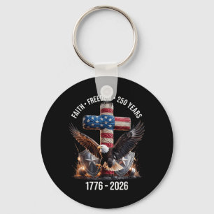 Porte-clés Aigle Rétro Foi - Liberté - 250 Ans Chrétien