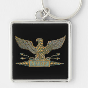 Porte-clés Aigle Romain en Cuivre