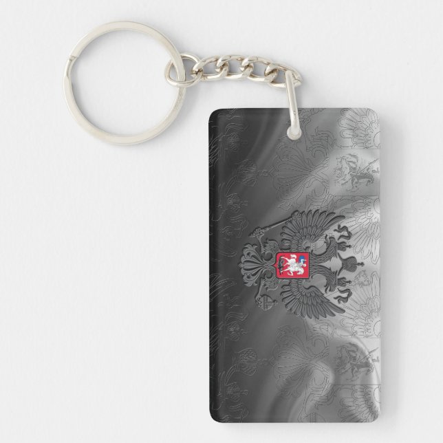 Porte-clés Aigle russe de double de symbole (Devant)