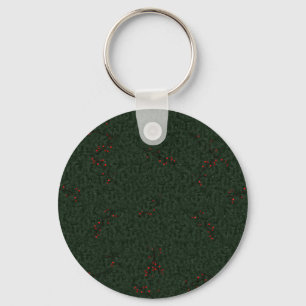 Porte-clés Aiguilles Motifs de Noël et baies rouges