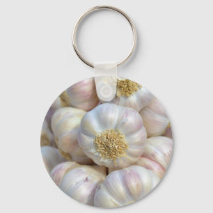 Porte-clés ail rose