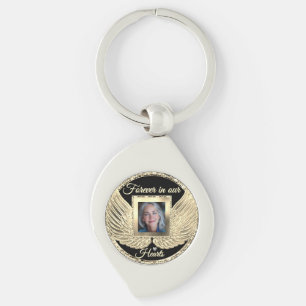 Porte-clés Ailes d'ange mémorial personnalisées Ajouter une p