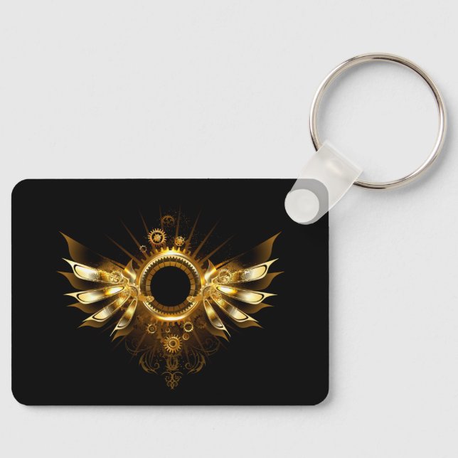 Porte-clés Ailes de Steampunk (Recto)