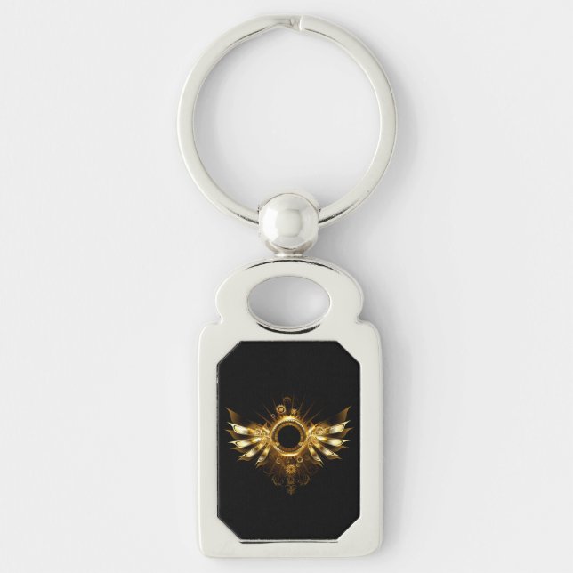 Porte-clés Ailes de Steampunk (Devant)