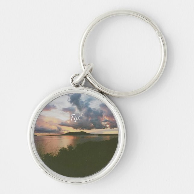 Porte-clés Aimant photo flexible île tropicale des Fidji (Devant)