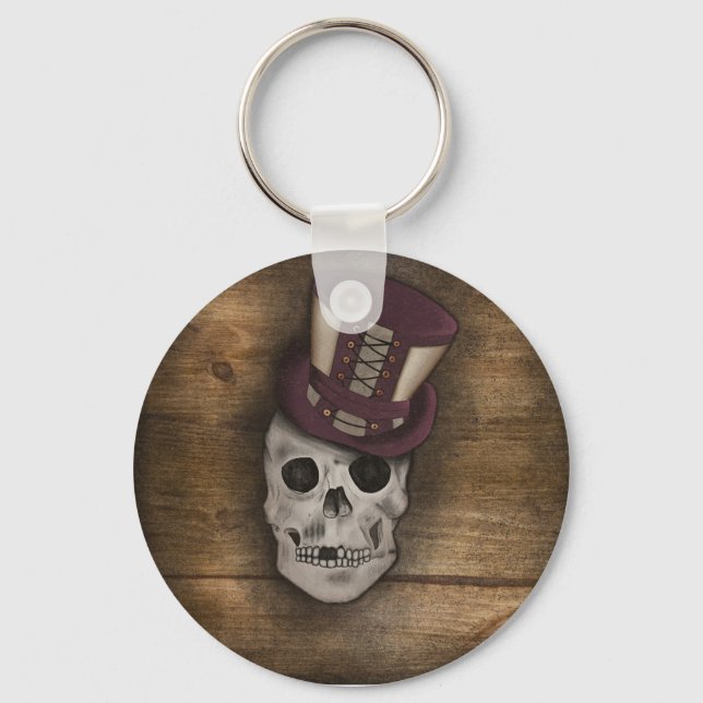 Porte-clés Aimant Steampunk (Recto)