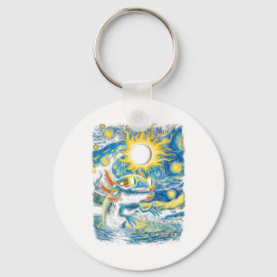 Porte-clés Aime Axolotls Solar Eclipse Vintage étoile nuit