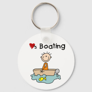 Porte-clés Aime le Bateau