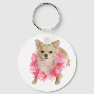 Porte-clés Aimer cheveux longs Chihuahua Chien chiot