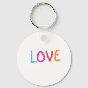 Porte-clés Aimer fierté arc en ciel aquarelle LGBTQ Juin mode