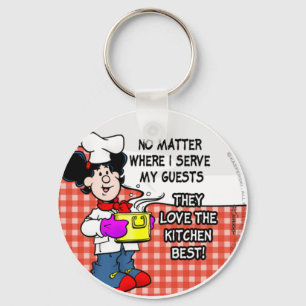 Porte-clés Aimer La Cuisine Le Mieux