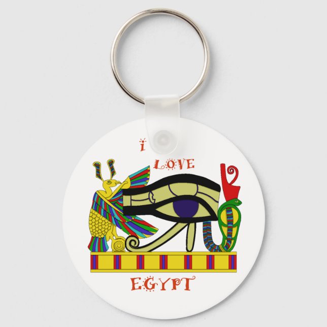 Porte-clés Aimer l'Egypte (Recto)