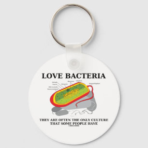 Porte-clés Aimer Les Bactéries Seulement Culture Certaines Pe