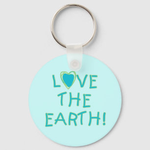 Porte-clés Aimez la terre ambiante