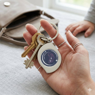 Porte-clés Aimez les deux Pour la vie Mère et Bébé Tourbillon