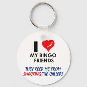 Porte-clés Aimez mes amis de bingo-test !