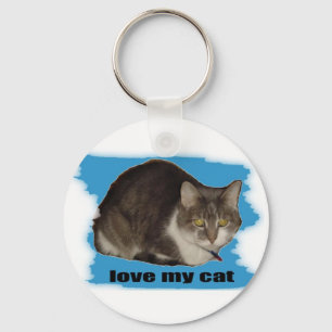 PORTE-CLÉS AIMEZ MON CAT
