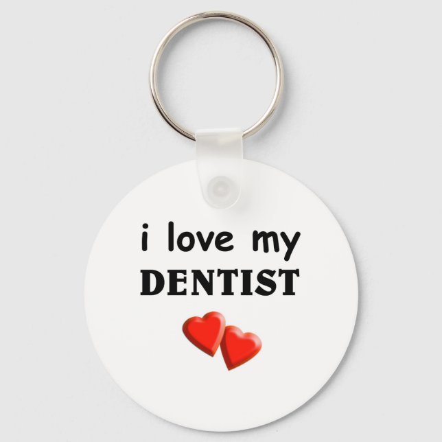 Porte-clés Aimez mon dentiste (Recto)