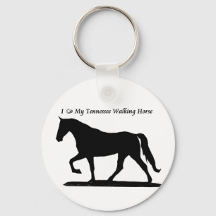 Porte-clés Aimez mon porte - clé de marche de cheval du
