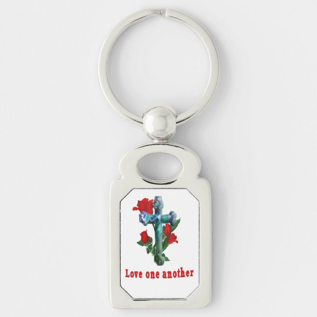 Porte-clés Aimez-vous l'un l'autre (Devant)