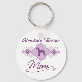 Porte-clés Airedale Terrier Maman