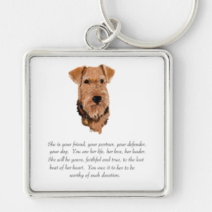 Porte-clés Airedale, Welsh, Lakeland Terrier Keepsaké