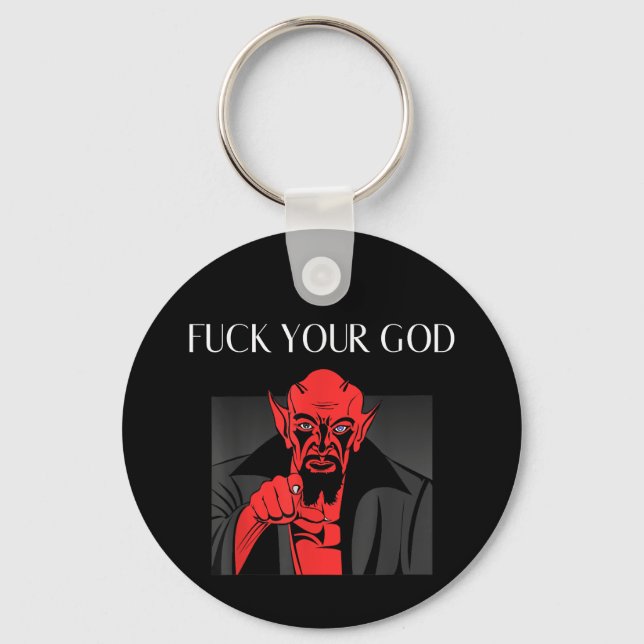 Porte-clés Aist Goat Satan Baphomet GIft (Recto)