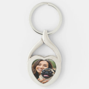 Porte-clés Ajouter Carlin Photo Personnaliser la Personnalise