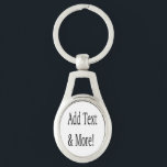 Porte-clés Ajouter du texte et plus ! Customisez votre propre<br><div class="desc">Customisez avec vos propres designs personnalisés,  citations,  textes et bien plus encore. Choisissez également parmi les modèles préfabriqués,  de nombreuses catégories différentes aussi.</div>