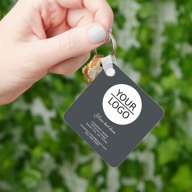 Porte-clés Ajouter un logo Promotion de texte personnalisé An (main)