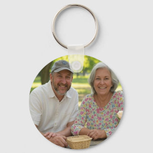 Porte-clés Ajouter une photo à la retraite Personnaliser