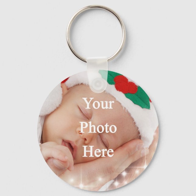 Porte-clés Ajouter votre propre photo (Recto)