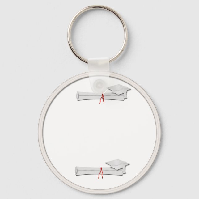 Porte-clés Ajouter votre propre Porte - clé de texte blanc 20 (Recto)