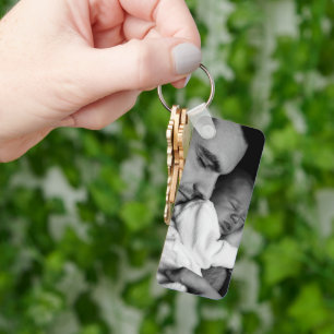 Porte-clés Ajoutez la photo de votre père à ce Meilleur Père