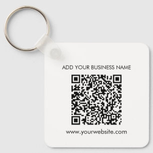 Porte-clés Ajoutez le code QR de l'adresse de votre site Web 