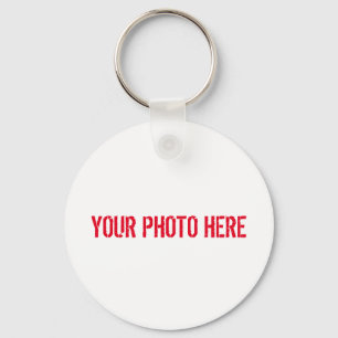 Porte-clés Ajoutez votre photo ! bouton personnalisable