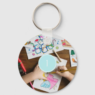 Porte-clés Ajoutez votre propre clé photo personnalisable