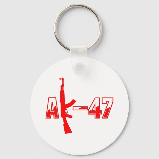 Porte-clés AK-47 AKM Assault Rifle Logo Red.png (Recto)