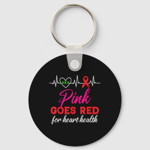 Porte-clés Aka Pink Va Rouge Pour Sensibiliser À La Santé Car
