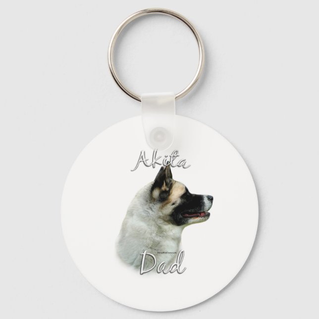 Porte-clés Akita Papa 2 (Recto)