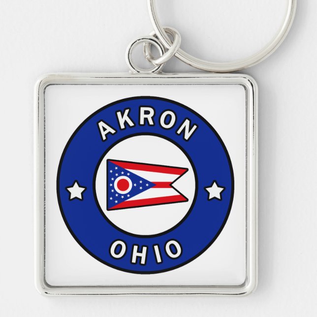 Porte-clés Akron Ohio (Devant)