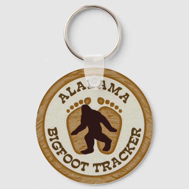 Porte-clés Alabama Bigfoot Tracker (Recto)